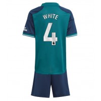 Arsenal Ben White #4 3rd trikot Kinder 2023-24 Kurzarm (+ Kurze Hosen)